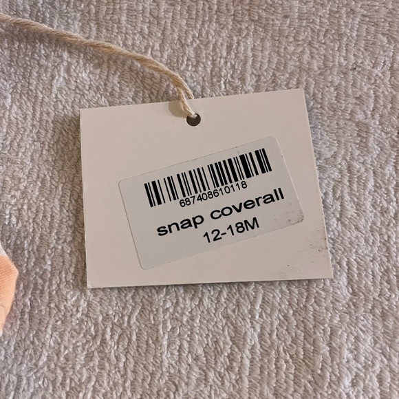 Bird & Bean peach romper - Picture 3 of 4